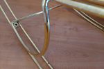 Jaren ’70 Thonet-Stijl Schommelstoel Met Metalen Frame