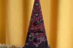 Vintage Handbeschilderde Sieraden Pyramide Boho