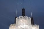 Mooie Vintage Cascadelamp Kroonluchter Iceglass Doria