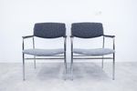 Vintage Armstoelen Gijs Vd Sluis Metaal Stof 60S 70S