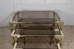 Set Van 3 Vintage Nesting Tables / Bijzettafeltjes / Salonta