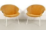 Vintage Balloon Chairs | Easy Chairs Lusch & Co | Lounge Fauteuils | Okergeel