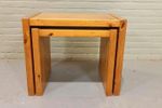 Vintage Grenen Design Mimiset Bijzettafels Nesting Tables