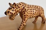 Leuke Handgemaakte Houten Cheetah Panter Hout