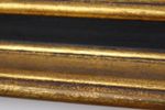 Grote Vintage Grenen Lijst Schilderij Goud Zwart Hout Kader 96X80Cm