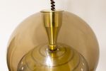 Grote Vintage Space Age Hanglamp Dijkstra Met Bruine Rookglas Bol