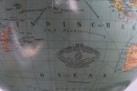 Midcentury Glazen Globe Met Licht Van Columbus Duoerdglobe, Duitsland
