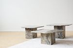 1970'S Italian Marble Side Tables