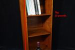 Kleine Mahoniehouten Boekenkast (Of Nachtkastje) Met Marmeren Blad En Messing Galerij