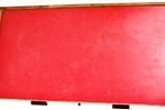 Vintage Fifties Kast Met Schuiven Rood Formica Eik Grenen 90Cm