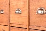 Vintage Apothekerskast | Oude Eiken Apotheek Vitrinekast| Brocante Apothekerskast