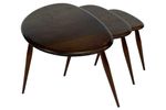 Vintage Ercol Nesting Tables Bijzettafeltjes Design Set