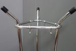 Chrome Standing Coat Rack By Willy Van Der Meeren For Tubax 1960S Belgium.
