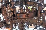 Large Antique Metal Chandelier