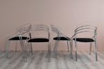 Metal Wire Dining Chairs.