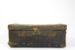 Vintage Oude Leren Koffer | Hutkoffer