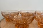 5 Vintage Roze Persglas Bowl Schaaltjes Bowlglaasjes Bowlschaaltjes
