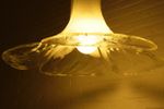 Iced Murano Glass Hanglamp 'Tullip' Xl