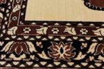 Boho Soepel Kleed Fluweel Bruin Camel Perzisch Print 188/133