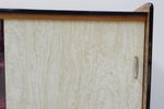 Vintage Formica Dressoir Met Schuifdeuren