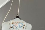 Prachtige Vintage Opaline Hanglamp