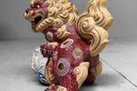Japanse Shishi Lion - Kutani Ware Shōwa-Periode