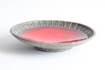 Red Ceramic Bowl By Jan Van Erp