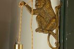Messing Wandlamp Aap, Monkey Lamp