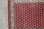 Tm29 Vintage Perzisch Kleedje Rood Traditioneel 90/62