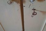 Vintage Ijzeren Fabriekskast, Archiefkast Met Ronde Hoeken