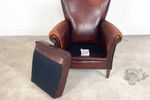 Vintage Schapenleren Fauteuil Duiven