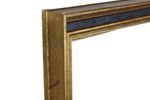 Grote Vintage Grenen Lijst Schilderij Goud Zwart Hout Kader 96X80Cm