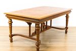 Antieke Franse Parqueterie Eettafel