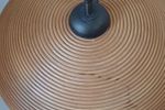 Vintage Rotan / Bamboe Lamp In Crespi Stijl
