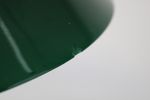 Antic Deense Hanglamp In Groen Glas En Massief Messing - Jaren 1940