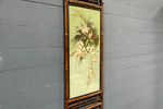 Beschilderd Glazen Paneel In Bamboe Frame Ii