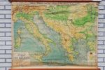 Schoolkaart (Eng) - Italië & De Balkan