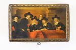 Côte D’Or Vintage Blikken Doos Met Sleutel Rembrandt 23X14Cm