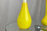 Bright Yellow Candle Holder
