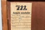 Vintage Module Wandmeubel, Boekenkast  Kempkes Formule Meubels Jaren60