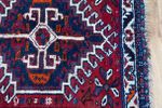 Handgeknoopt Hamadan Vloerkleed Rood 84X140Cm Perzisch Tapijt